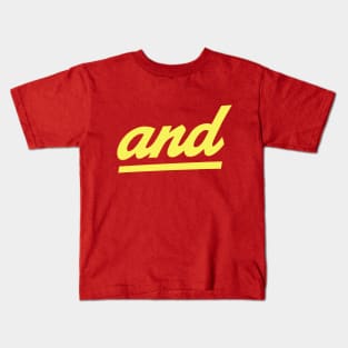 Underlined And Conjunction Kids T-Shirt